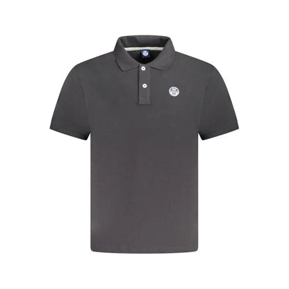 North Sails sort polo shirt med klassisk krave og logo