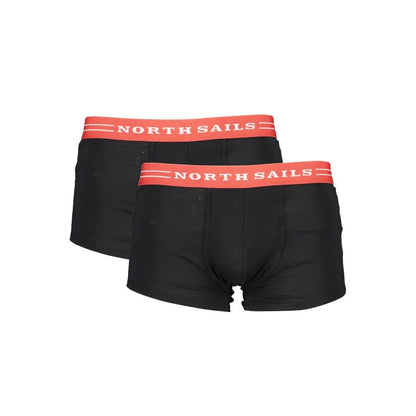 North Sails Black Cotton Underwear - S - Boxershorts