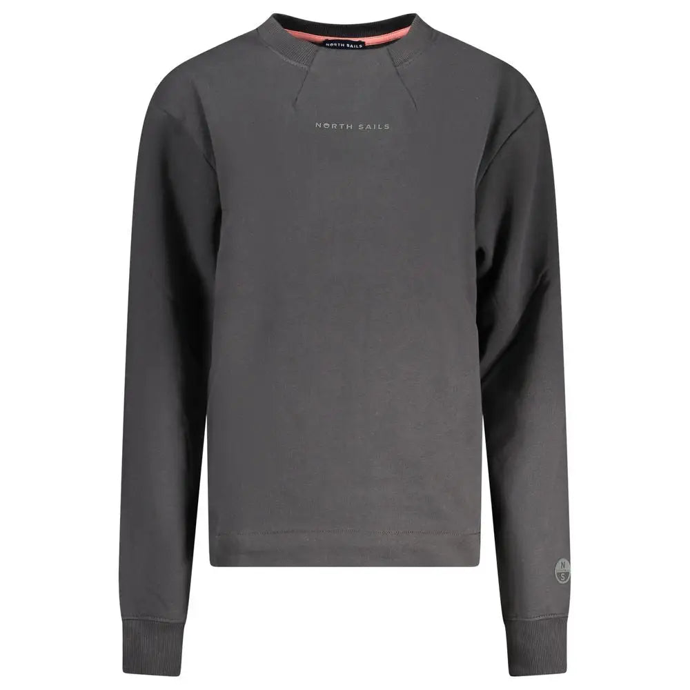 North Sails mørkegrå høj kvalitet bomuldssweatshirt med logo