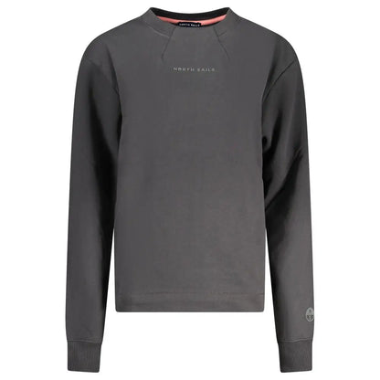 North Sails mørkegrå høj kvalitet bomuldssweatshirt med logo