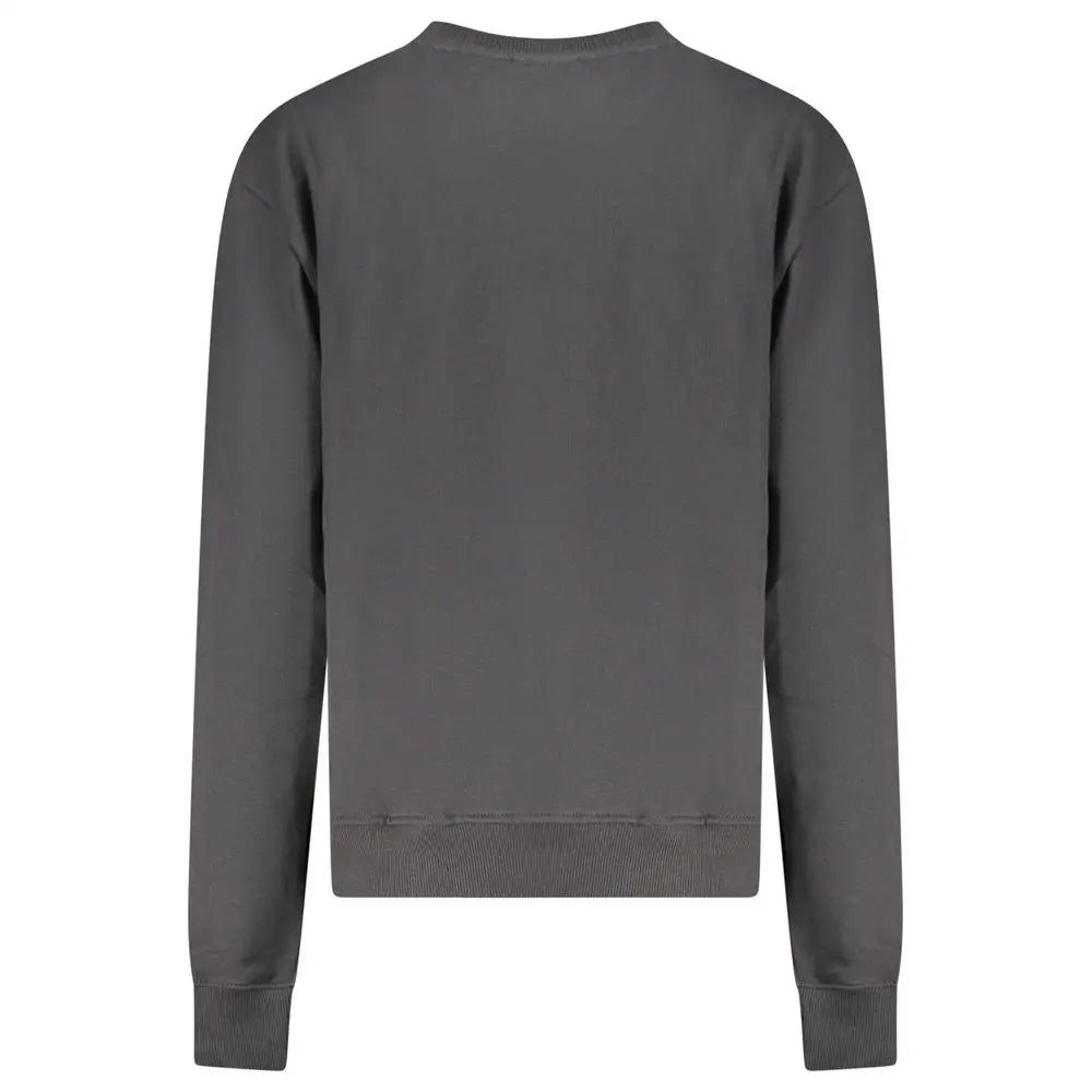 North Sails sort bomuldssweatshirt med ribkant i høj kvalitet