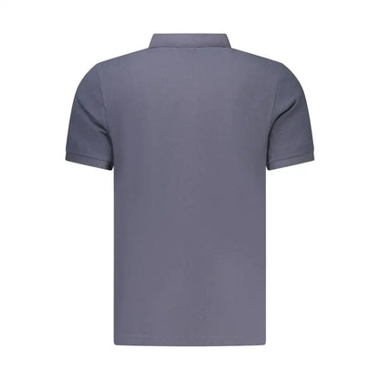 Sleek North Sails blue cotton men polo shirt in gray