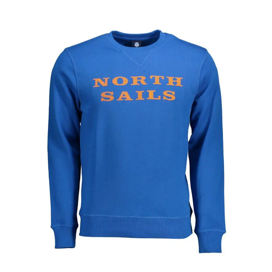 North Sails Blue Cotton Men Sweater - Sweaters