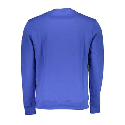 North Sails Blue Cotton Men Sweatshirt - Sweatshirts