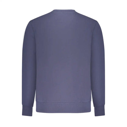 North sails blue cotton sweatshirt i marineblå bomuld