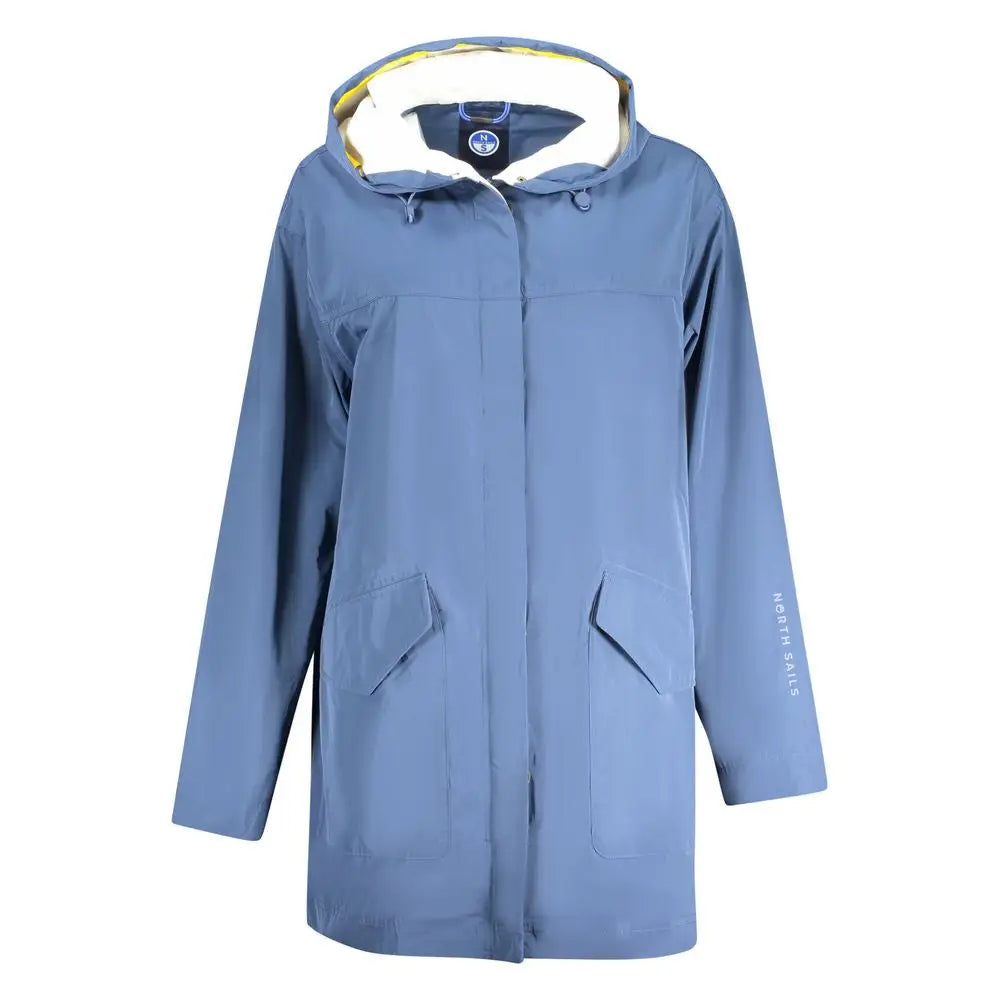 North Sails Blue Polyester Jackets & Coat - Jakke