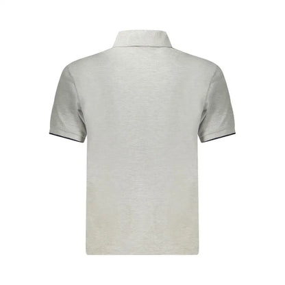 North Sails Gray Cotton Men Polo Shirt - Polo Shirts