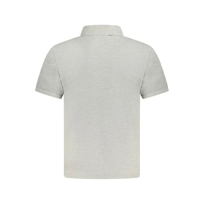 North Sails Gray Cotton Men Polo Shirt - Polo Shirts