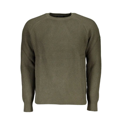 North Sails Green Cotton Men Sweater - Sweaters