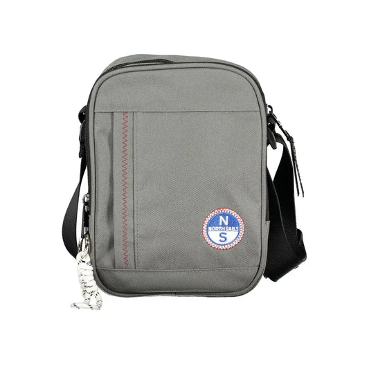 North Sails Grigio Polyester Man Shoulder Bag - Skuldertasker