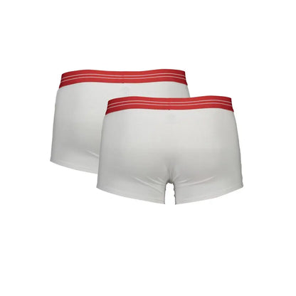 North Sails White Cotton Men Boxer - S - Boxershorts