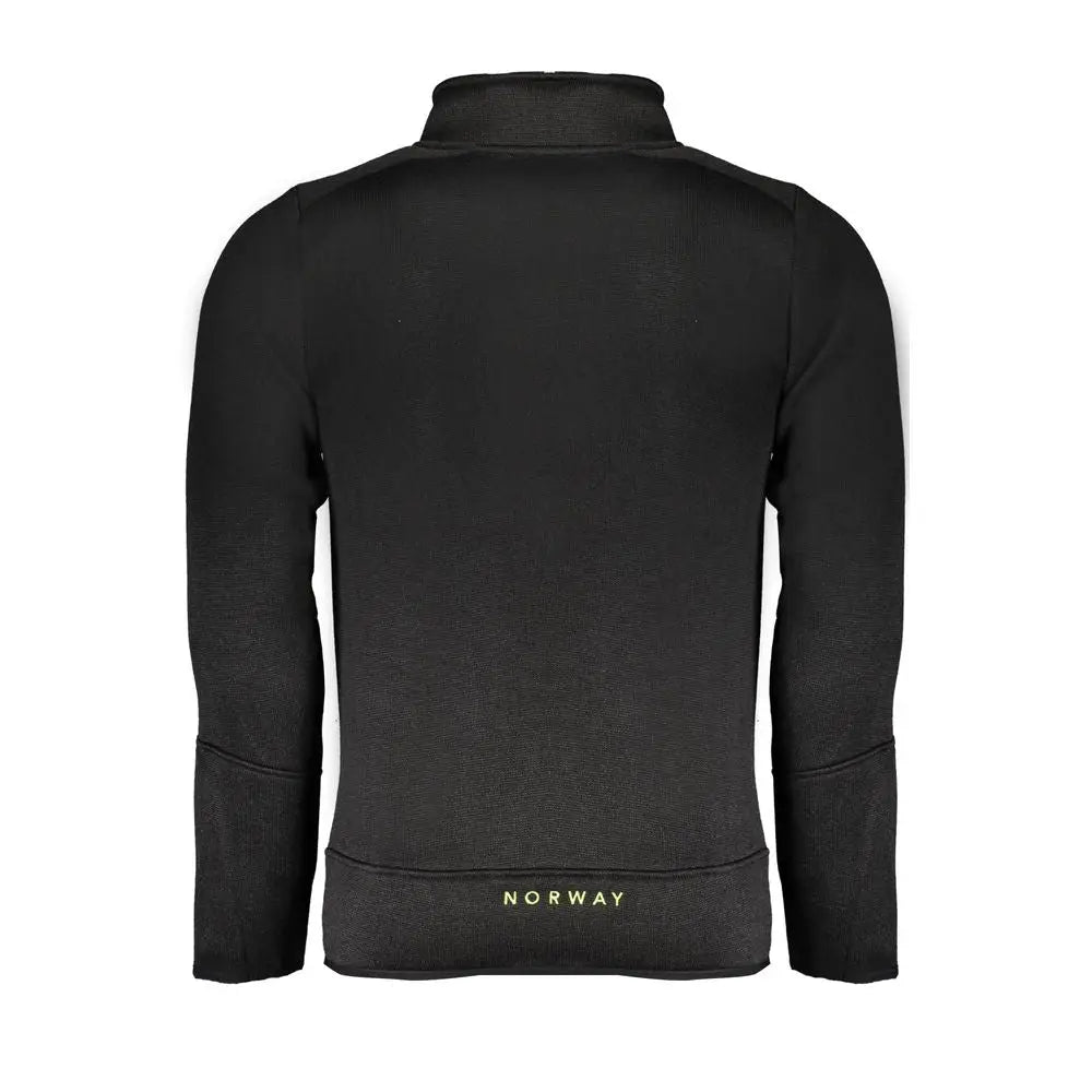 Høj kvalitet sorte sweatshirt med Norway 1963 design i sort polyester