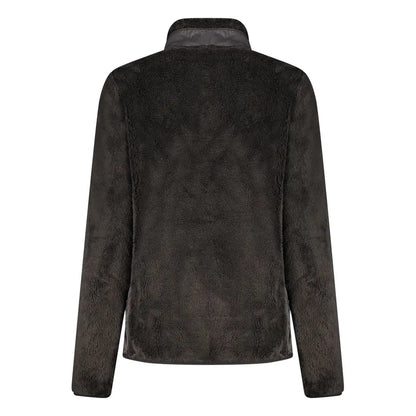 Høj kvalitet Norway 1963 sort polyester kvinders sweatshirt i mørkegrå fleece