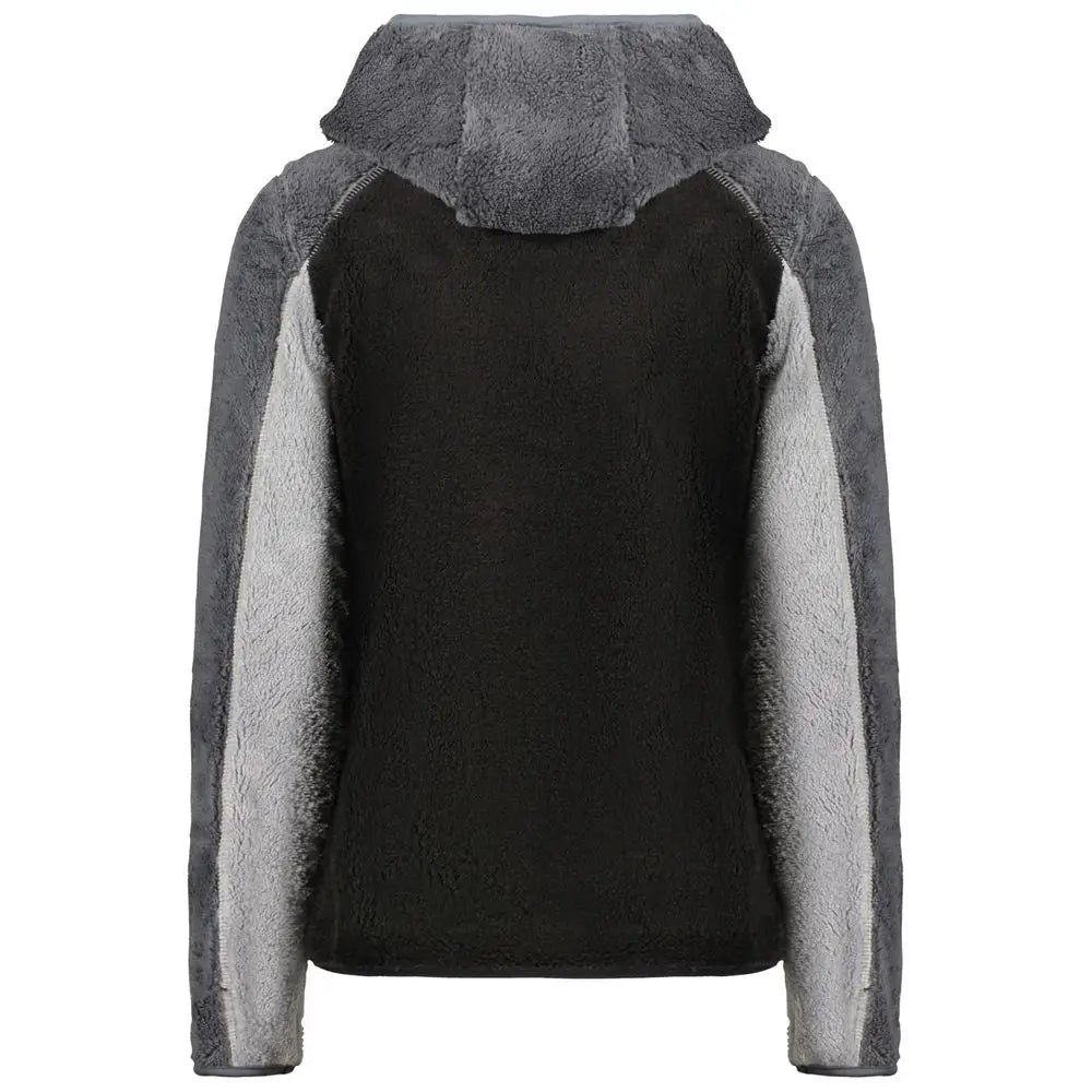 Sort sort polyester outlet mærkevarer 100% originale brands fleece hoodie med plush indvendig foring