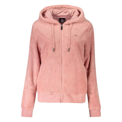 Blød pink fleece zip-up hoodie med hætte fra Norway 1963 – spar 30–70% på mode