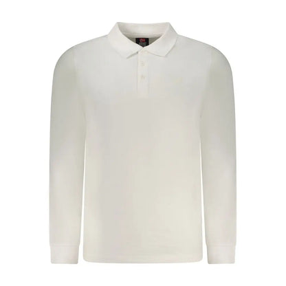 Klassisk hvid bomuldspolo til mænd, Norway 1963-model