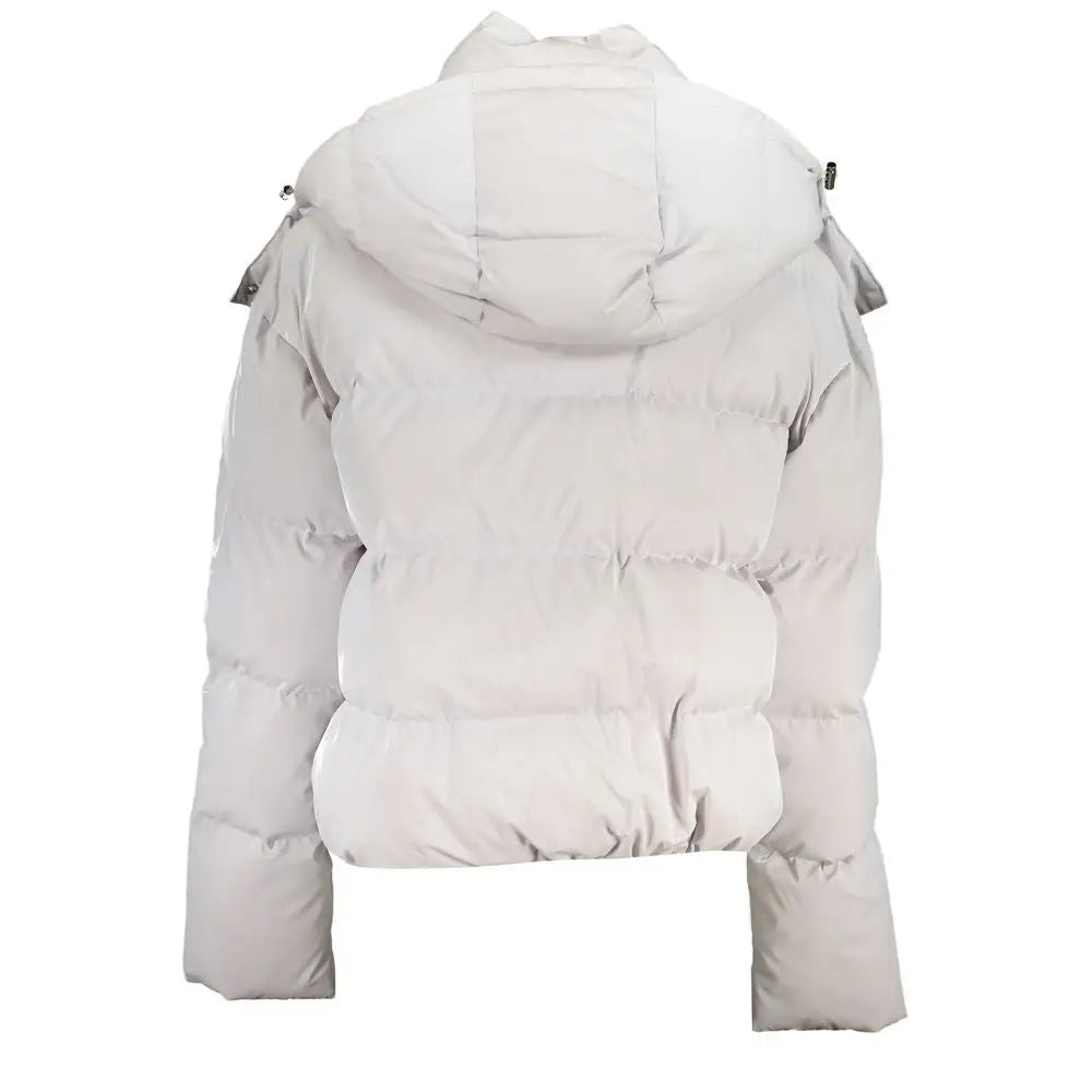 Patrizia Pepe White Polyethylene Jackets & Coat - Jakke