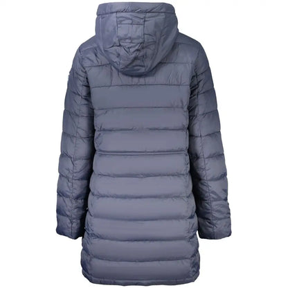 Sleek mørkegrå vatteret puffer jakke fra Pepe Jeans Blue polyamid