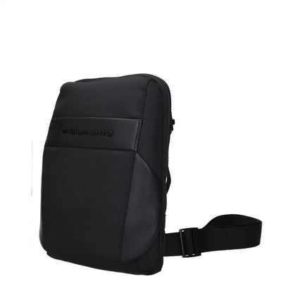 Piquadro Black Fabric Crossbody Bags