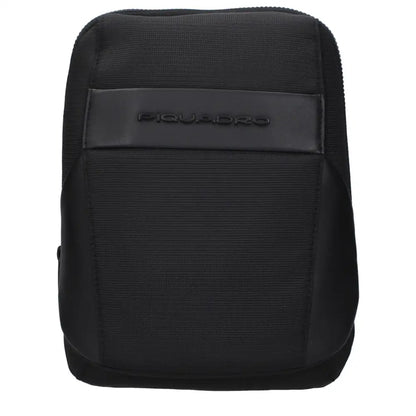 Piquadro Black Fabric Crossbody Bags