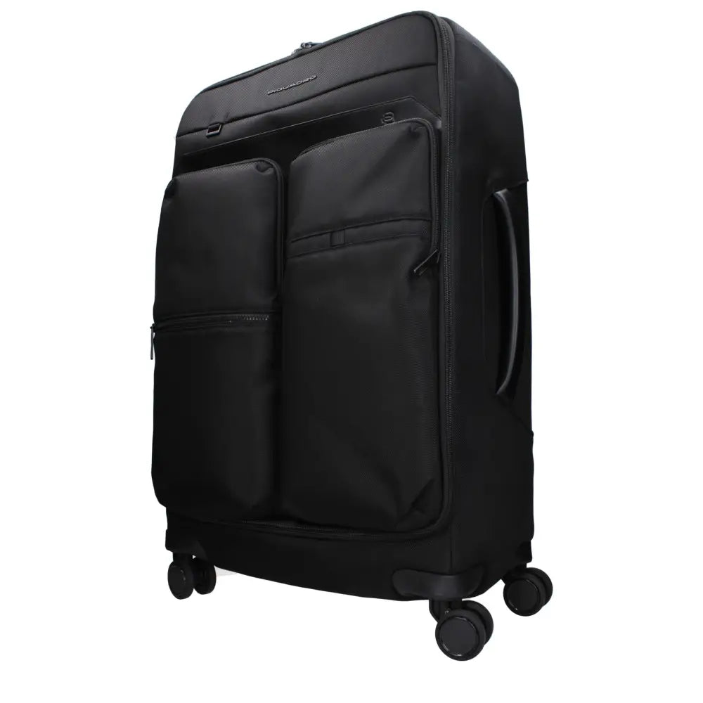 Piquadro Black Fabric Luggage And Travel