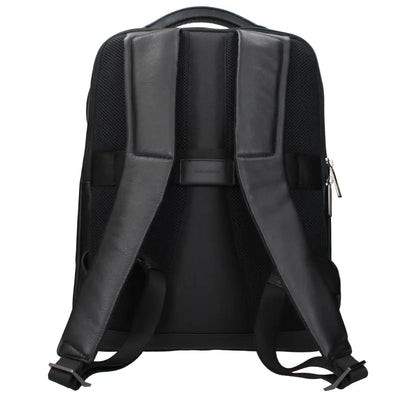 Piquadro Black Leather Backpacks