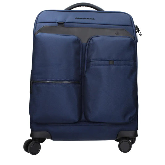Piquadro Blue Fabric Luggage And Travel
