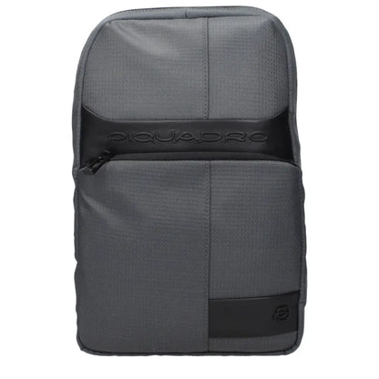 Piquadro Gray Fabric Crossbody Bags