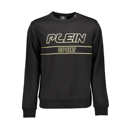 Plein Sport Black Cotton Men Sweater - Sweaters