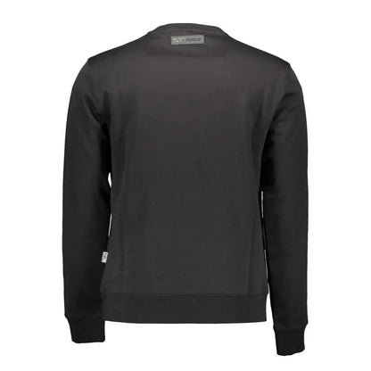 Plein Sport Black Cotton Sweater - Sweaters