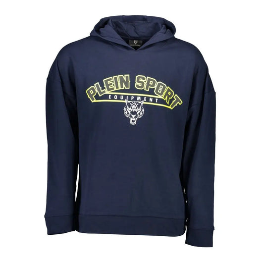 Plein Sport Blue Cotton Men’s Sweatshirt - Sweatshirts