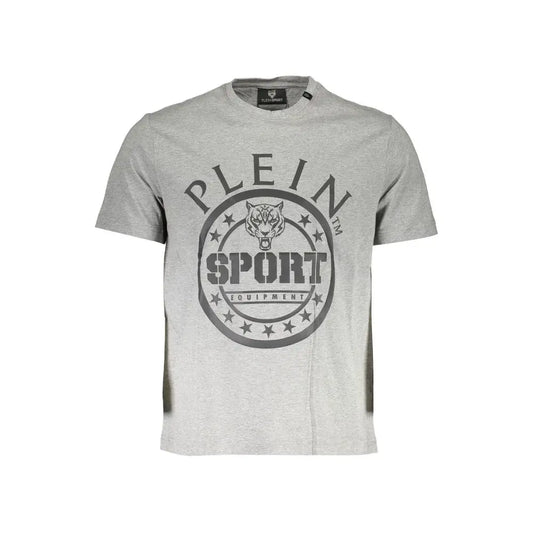 Plein Sport Brown Cotton Men T-Shirt - T-shirts