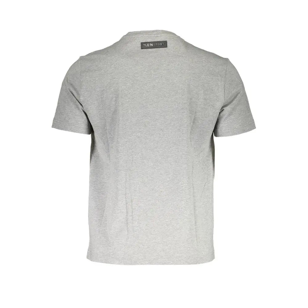 Plein Sport Brown Cotton Men T-Shirt - T-shirts