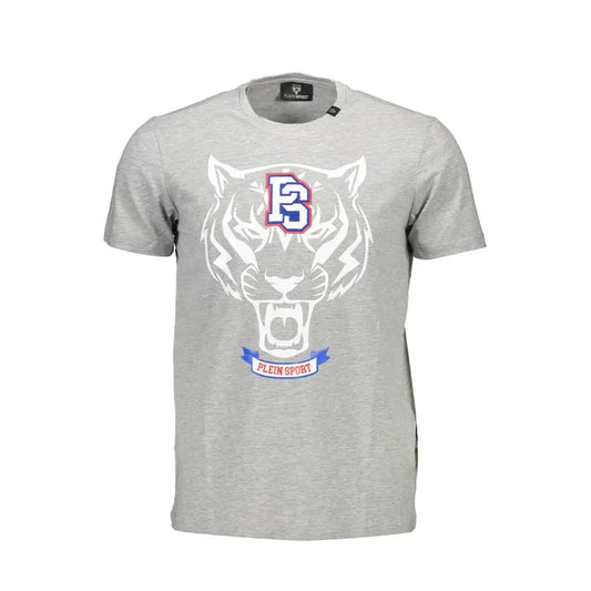 Plein Sport Brown Cotton Men T-Shirt - T-shirts