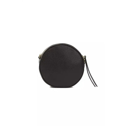 Pompei Donatella Black Leather Women Crossbody Bag