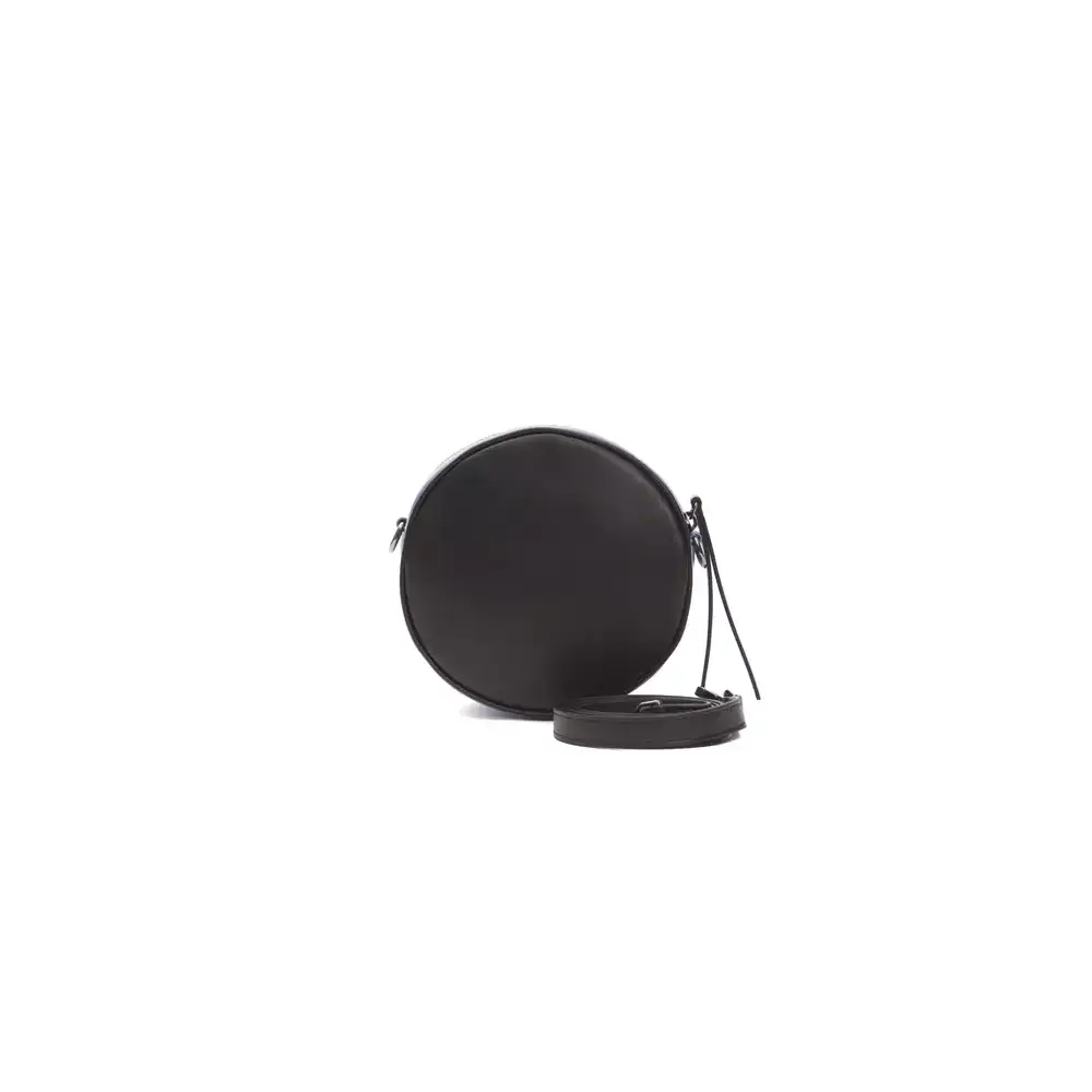 Pompei Donatella Black Leather Women Crossbody