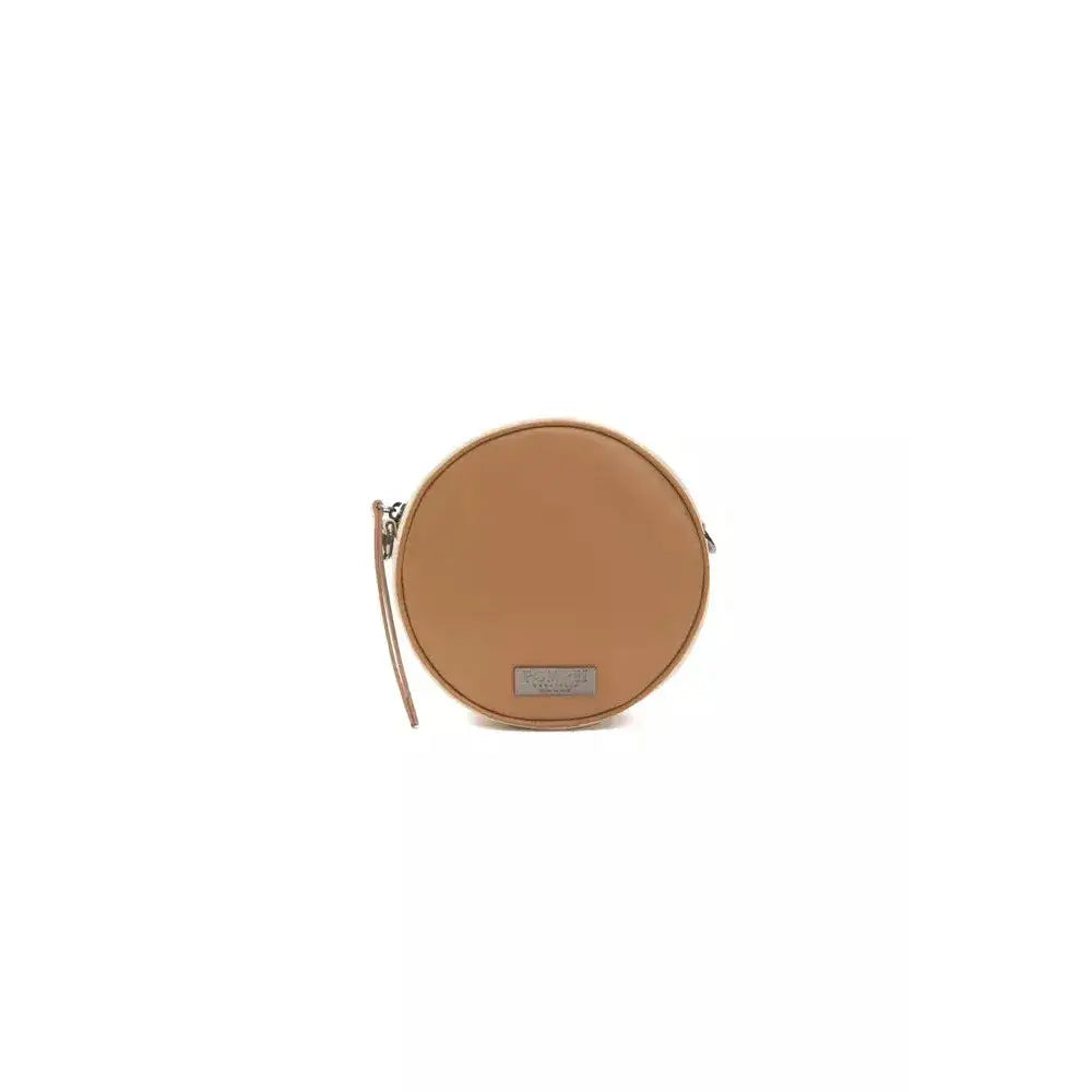 Pompei Donatella Brown Leather Women Crossbody Bag