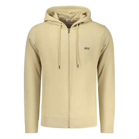 Rifle Beige Cotton Sweatshirt - Sweatshirts
