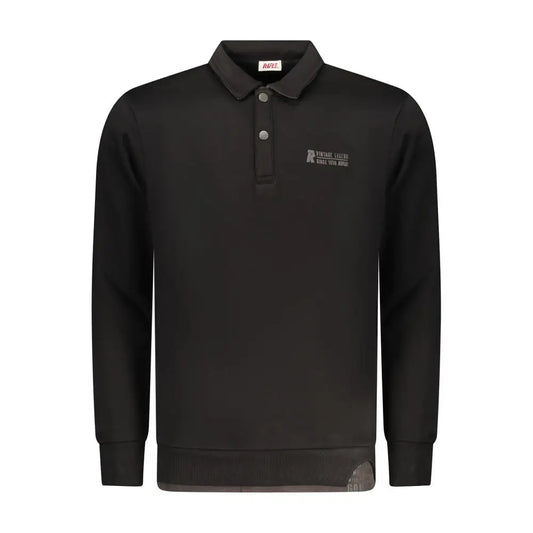 Rifle Black Cotton Polo Shirt - Polo Shirts