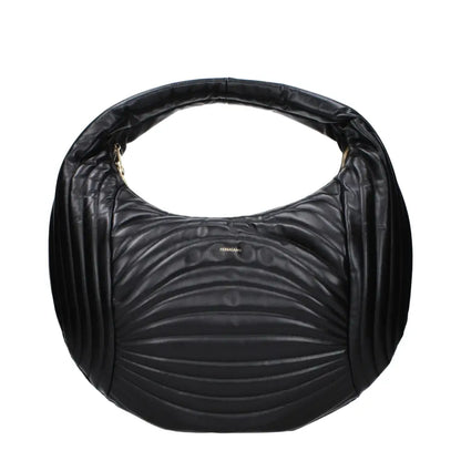 Salvatore Ferragamo Black Leather Handbags