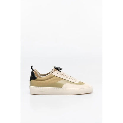 Scotch & Soda beige lavtop sneakers i suede og canvas, 100% originale