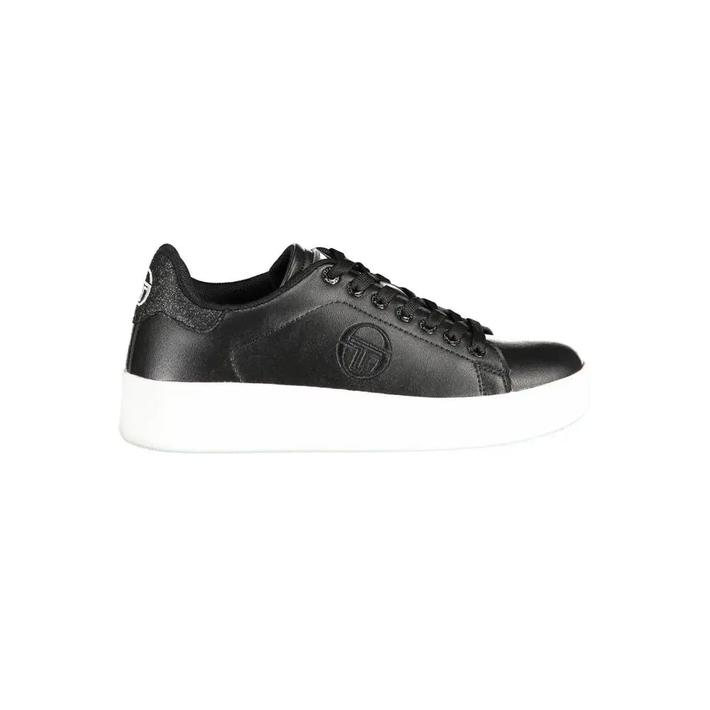 Sergio Tacchini Black Polyester Sneakers - EU38/US8 - Sneakers