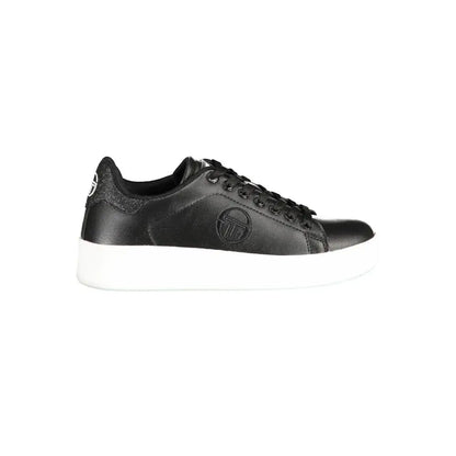 Sergio Tacchini Black Polyester Sneakers - EU38/US8 - Sneakers