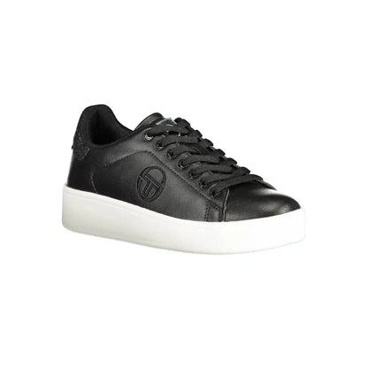Sergio Tacchini Black Polyester Sneakers - EU38/US8 - Sneakers