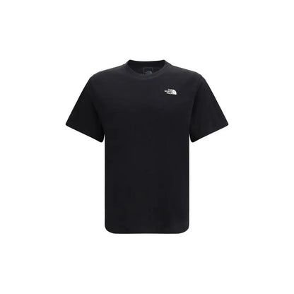 Sort hvid-logoet The North Face T-shirt i sort bomuld