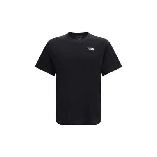 Sort hvid-logoet The North Face T-shirt i sort bomuld