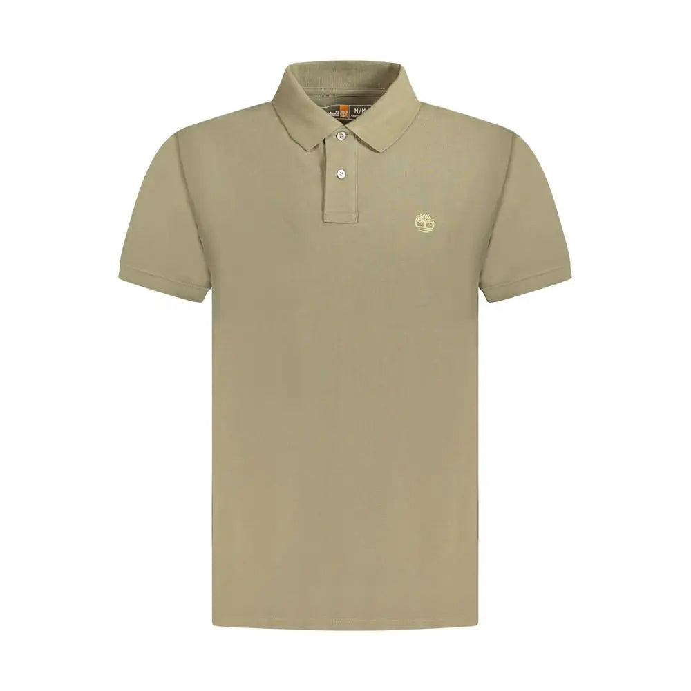 Timberland Brown Cotton Men Polo Shirt - S - Polo Shirts