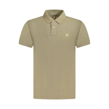 Timberland Brown Cotton Men Polo Shirt - S - Polo Shirts