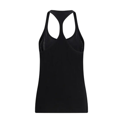 Tom Ford sort sort racerback tank top med meshpaneler
