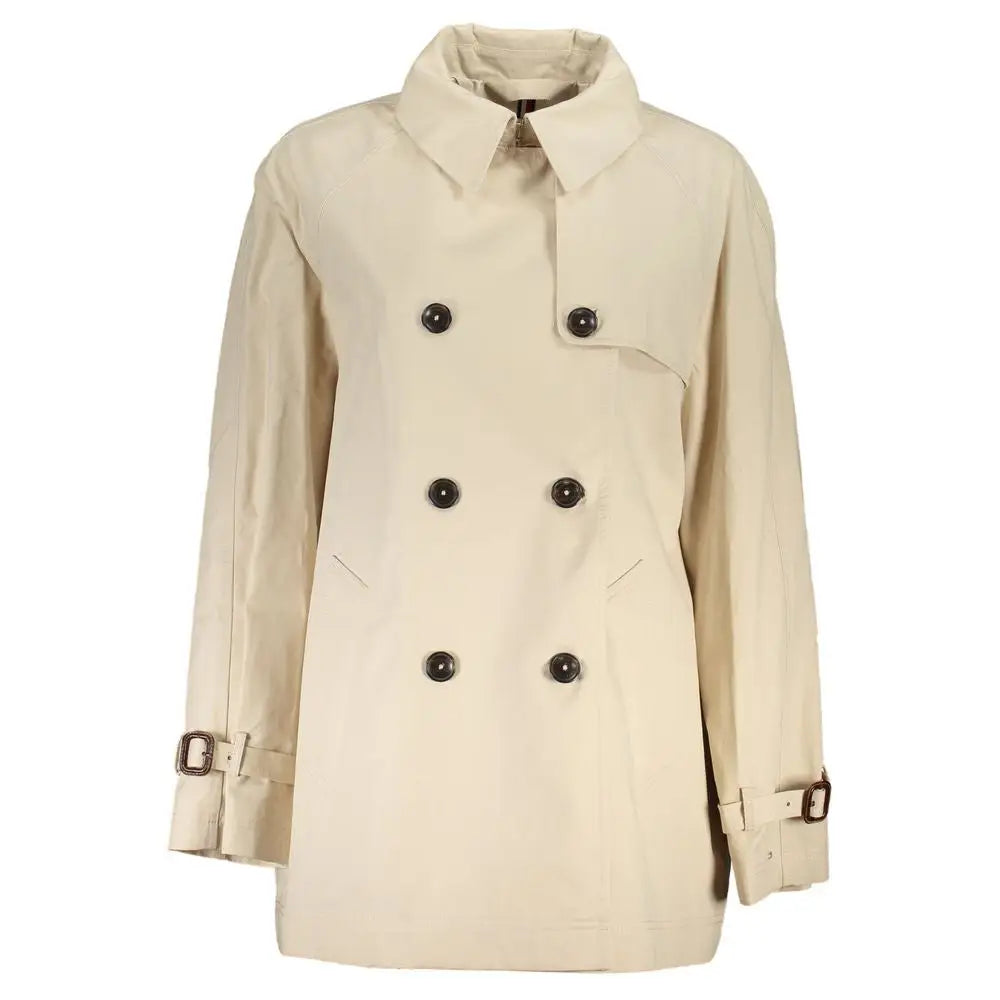 Tommy Hilfiger Beige Cotton Jackets & Coat - Jakke